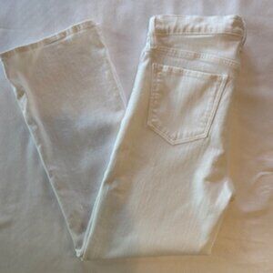 Joe’s Jeans Callie Crop White Size 28 Raw Hem
